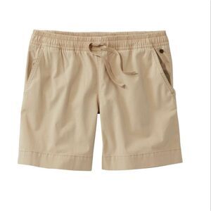 L.L. Bean Lakewashed Dock Favorite Fit mid rise shorts boulder size 14 new with